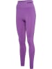 Hummel Hummel Leggings Hmltif Yoga Damen Dehnbarem Schnelltrocknend Nahtlosen in DEWBERRY