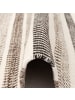 Pergamon Natur Teppich Wolle Rana  Streifen in Beige Braun
