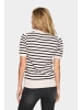SAINT TROPEZ Strickpullover MilaSZ Gerade Passform in Gray Morn Mila Stripe