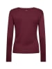Mos Mosh Langarmshirt in aubergine
