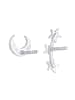 Elli Ohrringe 925 Sterling Silber Astro, Halbmond, Sterne, Stern in Silber