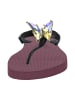 Uzurii Luxury Footwear platte hausschuhe Selena Butterfly Chrystal in rubin