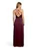 Vera Mont Abendkleid mit V-Ausschnitt in Deep Dahlia