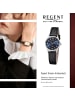 Regent Armbanduhr-Analog schwarz klein (ca. 29mm) Regent Lederarmband