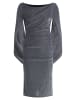 Vera Mont Cocktailkleid im Glitzer-Look in Dunkelblau/Grau
