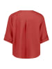 CARTOON Leinenbluse mit V-Ausschnitt in Rust Brown