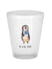 Mr. & Mrs. Panda Schnapsglas Pinguin Lolli ohne Spruch in Transparent