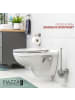 bremermann bremermann Bad-Serie PIAZZA TAPE - WC-Garnitur ca. 11 x 36 x 13,5 cm (B/H/T)