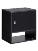 Beliani Waschbeckenunterschrank LIMERIA in Schwarz - (W) 45 x (H) 47 x (L) 30 cm