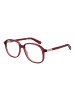 Guess Unisex Optische Fassungen Quadratisch Burgundisch