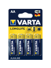 Varta Batterie Longlife AA in Schwarz