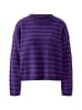 Oui Pullover in dk violett violett