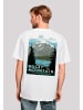 F4NT4STIC Oversize T-Shirt US National Parks Rocky Mountain National Park in weiß