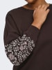 ONLY Carmakoma Sweatshirt in Chocolate Plum 1