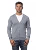 Verri Grau Baumwolle Herren Strickjacke