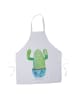 Mr. & Mrs. Panda Latzschürze Kaktus Happy ohne Spruch in Weiß