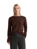 Marc O'Polo Bouclé-Pullover regular in Black Cherry