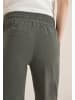 Cecil Mid Waist Slim Leg Hose im Casual Fit in Grün