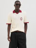 Jack & Jones Gestricktes Polo in Sea Salt 1