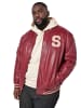 STHUGE Lederjacke in rot