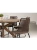 ebuy24 Gartenset Rosario 7-teilig Braun 140 x 140 cm