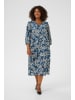 KAFFE curve Kleid KCmahlia A-shape in Bering Sea/White Paisley