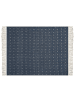 Beliani Kuscheldecke TAARI in Blau/Beige - (W) 130 x (H) 0.3 x (L) 170 cm