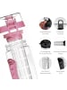 LA VAGUE VITALITY Trinkflasche mit Einsatz in rosa