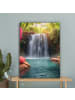 MuchoWow Leinwand bilder Tropischer Wasserfall (BxH)
