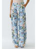 Oui Palazzo Hose in blue white