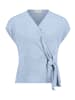CARTOON Kurzarm-Shirt mit Raffung in Stonewash