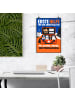 Mr. & Mrs. Panda Poster VerEinheitkasten humorvoll Design mit Spruch in Weiß