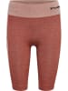 Hummel Hummel Shorts Hmlclea Yoga Damen Atmungsaktiv Feuchtigkeitsabsorbierenden Nahtlosen in WITHERED ROSE/ROSE TAN MELANGE