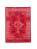 Pergamon Designer Kurzflor Teppich Moderne Muster in Rot