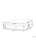 Beliani Doppelbett TALAIRAN in Braun - (W) 145 x (H) 31 x (L) 205 cm
