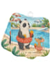 Mr. & Mrs. Panda Topflappen Panda Schwimmbad Pommes Design ohne ... in Weiß
