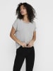 ONLY Top in Light Grey Melange 1