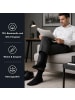 Yalion 4er-Set Premium Herren & Damen Business Socken Baumwolle Businesssocken Schwarz 