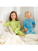 Erwin Müller Interlock-Jersey Kinder-Schlafoverall 2er-Pack in grün/türkis