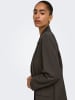 ONLY Oversize Blazer mit Reverskragen und Knopfleiste in Chocolate Torte