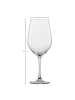 Schott Zwiesel 4er Set Wassergläser / Rotweingläser Forté in 530 ml in transparent