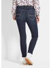 GOLDNER 7/8-Jeanshose Slim Fit Jeans BELLA  mit Dehnbund in dunkelblau