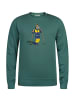 GreenBomb Sweatshirt Animal Donkey Ski in Dschungel Grün