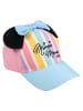 MINNIE MOUSE Disney Minnie Mouse Kappe mit Ohren & Schleife Cap Basecap in blau/rosa