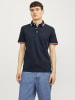 Jack & Jones 2er-Pack Poloshirt in Navy Blazer