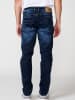 KOROSHI Regular fit stretch jeans. in blau