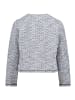 BETTY & CO Jerseyjacke langarm in Dunkelblau/Weiß