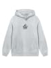 F4NT4STIC Hoodie Knut und Jan Scribble Logo in grau meliert