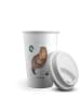 Mr. & Mrs. Panda To Go Becher Otter Seerose ohne Spruch in Weiß