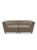58 aufm Kessel GARTENLOUNGE Sofa 2-Sitzer Brandie 206x77x103 mit Outdoorbezug braun